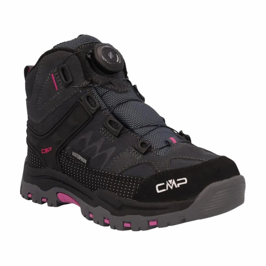 Bambino CMP Scarpe Trekking|Scarpe Trekking^Kiruna Mid FitGo fleece WP scarpe trekking da bambino