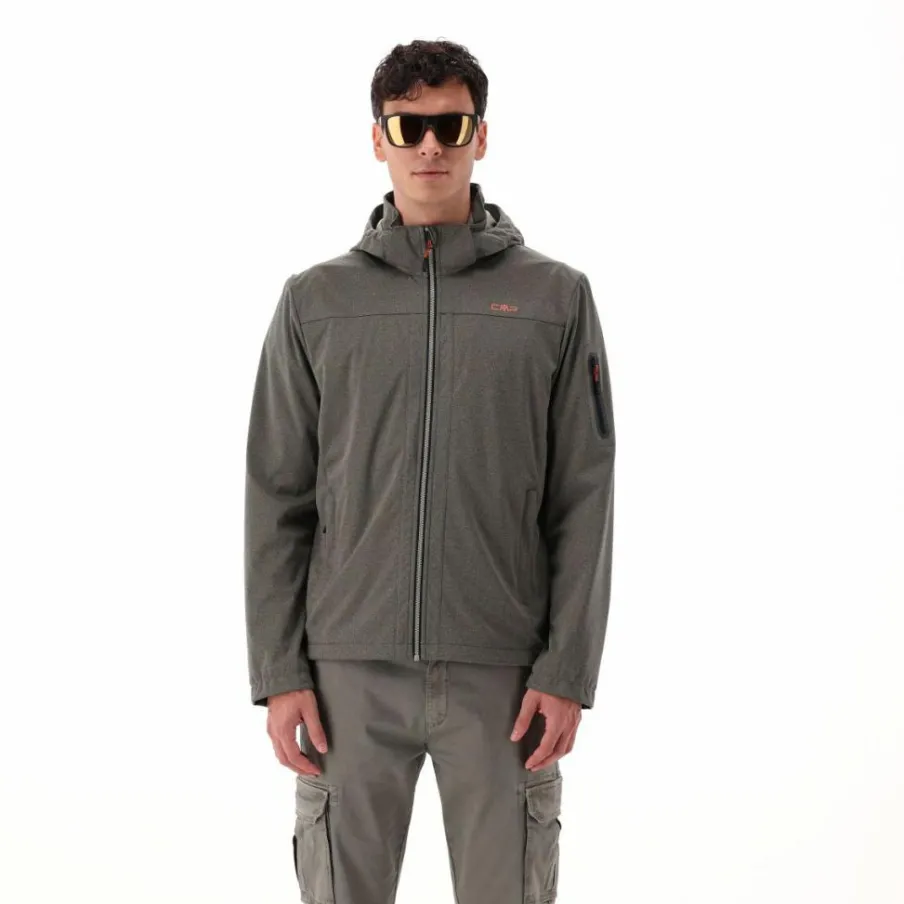 Uomo CMP Giacche Trekking|Giacche Softshell^Light Softshell mèlange da uomo