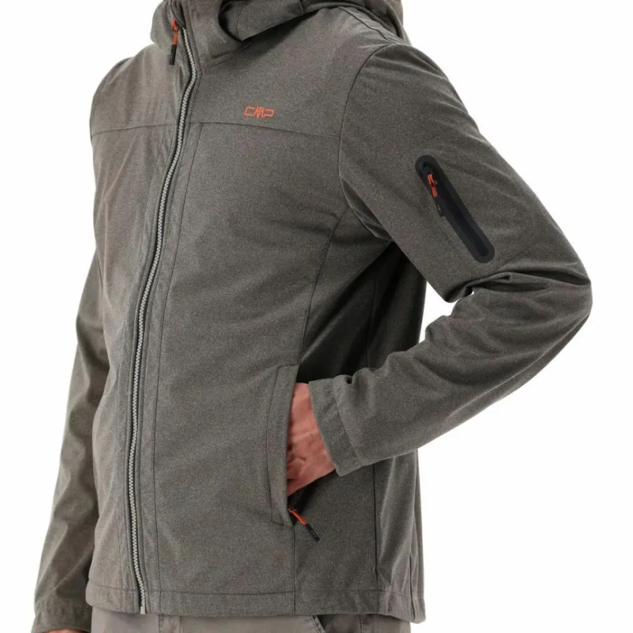 Uomo CMP Giacche Trekking|Giacche Softshell^Light Softshell mèlange da uomo
