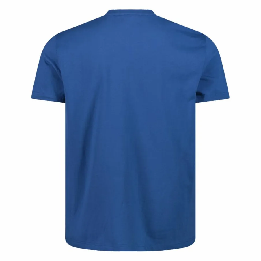 Uomo CMP Polo E T-Shirt^Maglia a maniche corte da uomo in cotone elasticizzato con logo