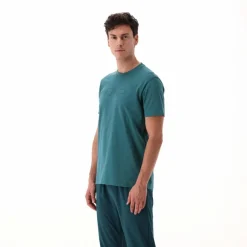 Uomo CMP Polo E T-Shirt^Maglia a maniche corte da uomo in cotone elasticizzato con logo