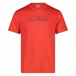 Uomo CMP Polo E T-Shirt^Maglia a maniche corte girocollo da uomo con logo