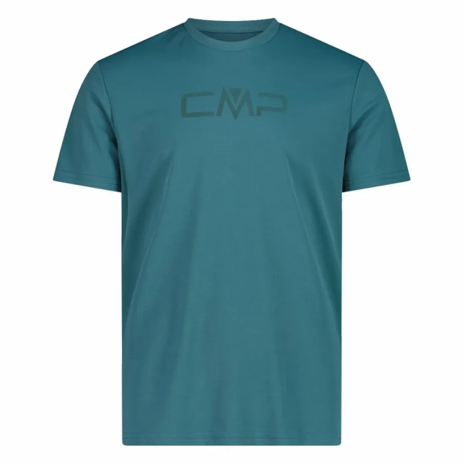 Uomo CMP Polo E T-Shirt^Maglia a maniche corte girocollo da uomo con logo