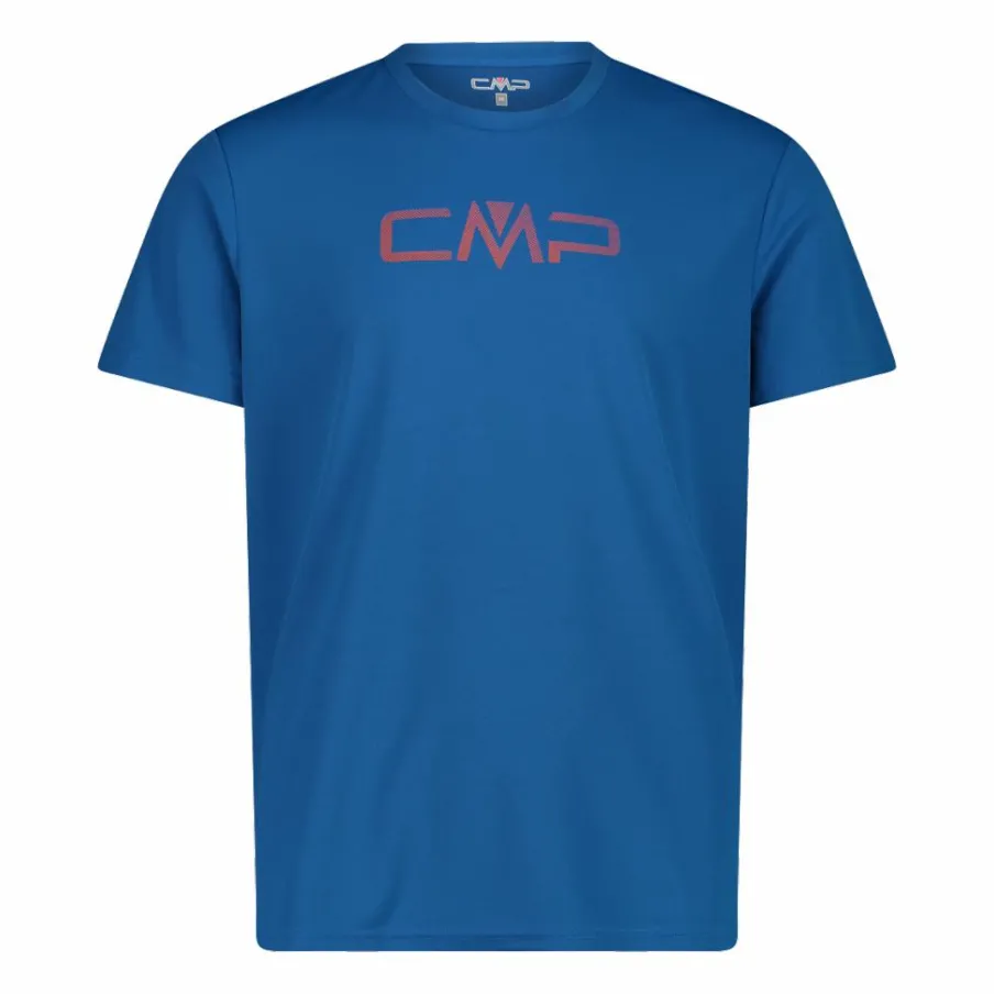 Uomo CMP Polo E T-Shirt^Maglia a maniche corte girocollo da uomo con logo
