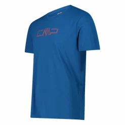 Uomo CMP Polo E T-Shirt^Maglia a maniche corte girocollo da uomo con logo