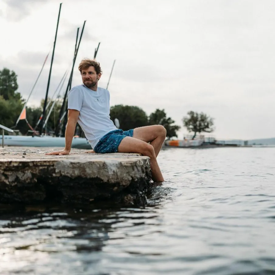 Uomo CMP Polo E T-Shirt^Maglia a maniche corte girocollo da uomo con logo