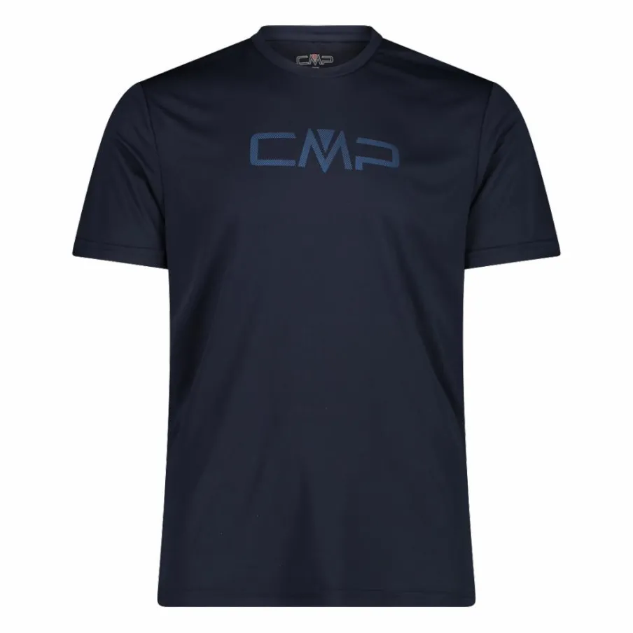 Uomo CMP Polo E T-Shirt^Maglia a maniche corte girocollo da uomo con logo