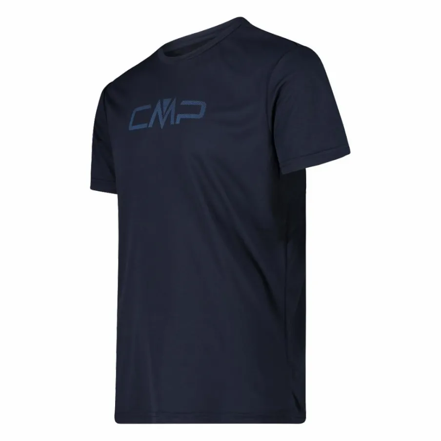 Uomo CMP Polo E T-Shirt^Maglia a maniche corte girocollo da uomo con logo