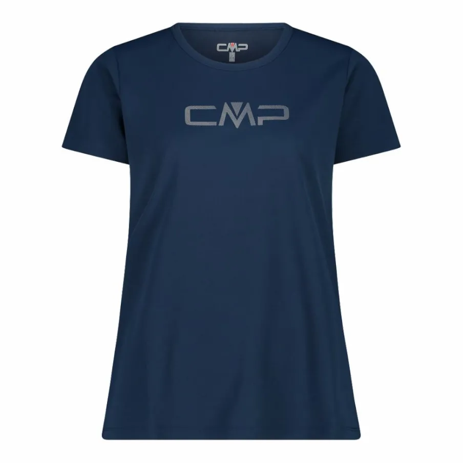 Donna CMP Polo E T-Shirt^Maglia a maniche corte girocollo da donna con logo
