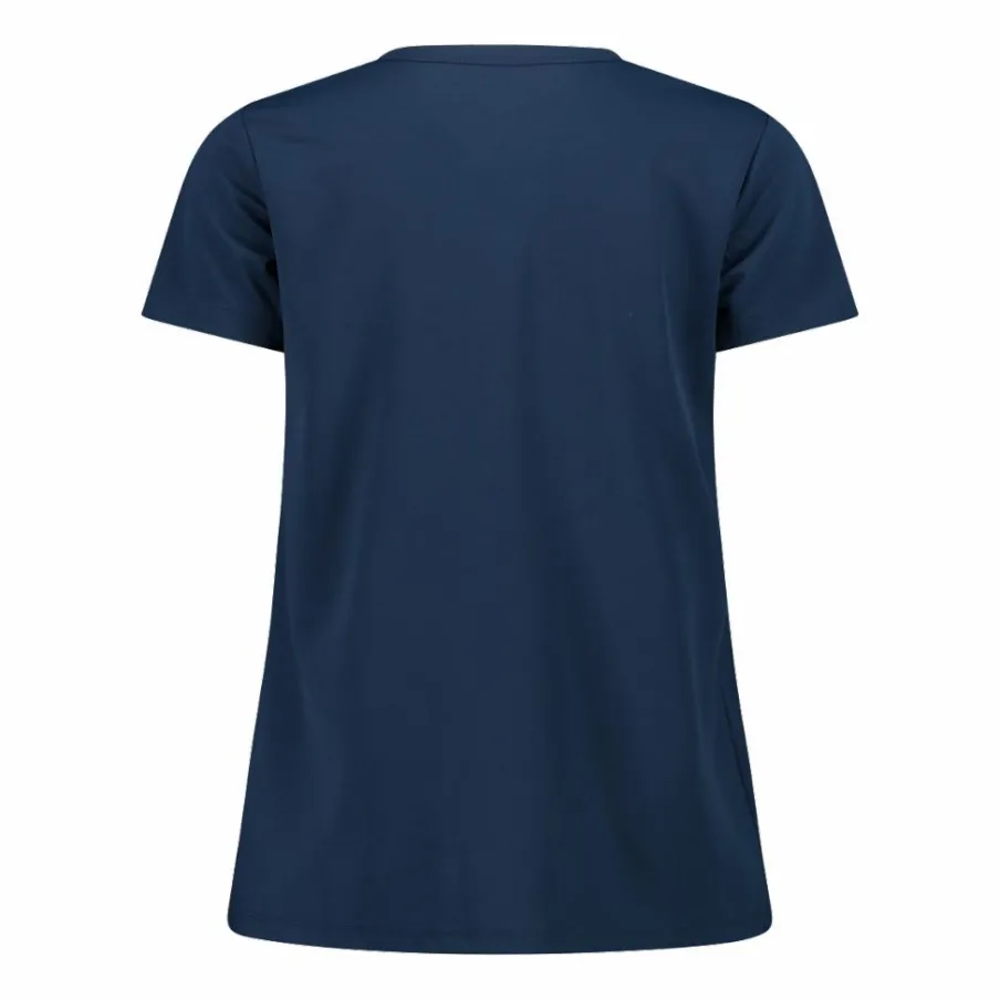 Donna CMP Polo E T-Shirt^Maglia a maniche corte girocollo da donna con logo