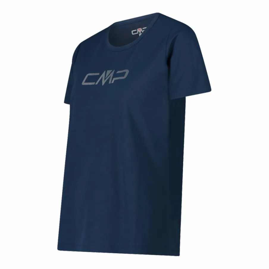 Donna CMP Polo E T-Shirt^Maglia a maniche corte girocollo da donna con logo