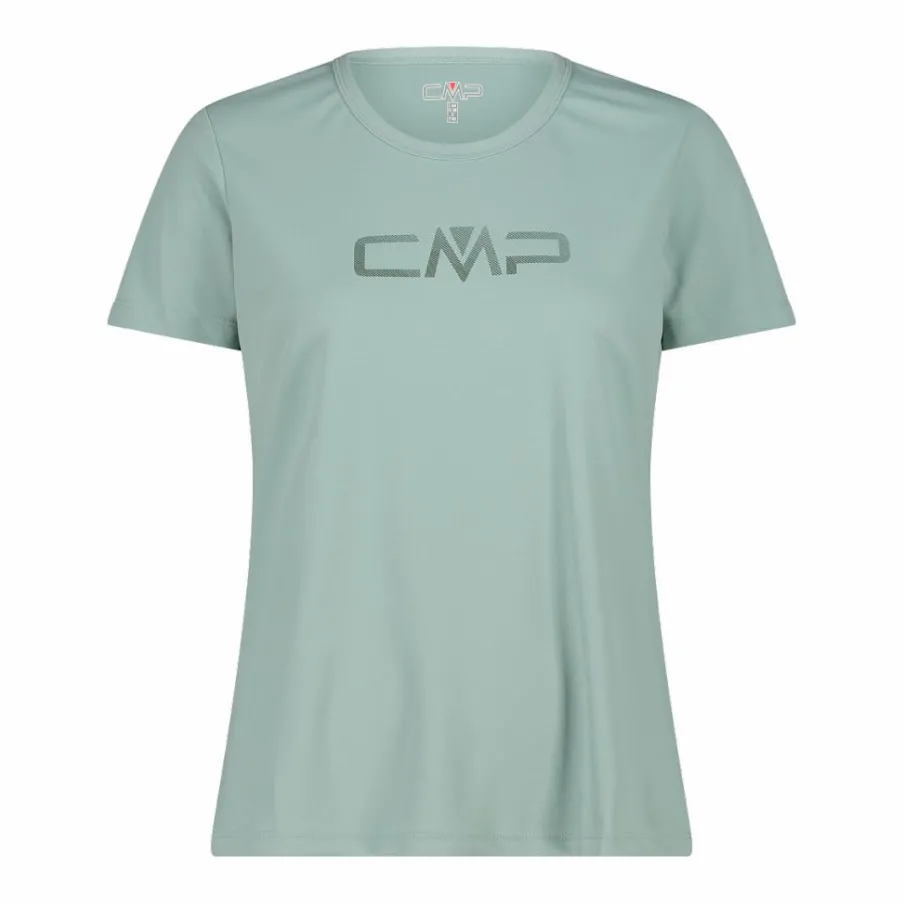 Donna CMP Polo E T-Shirt^Maglia a maniche corte girocollo da donna con logo