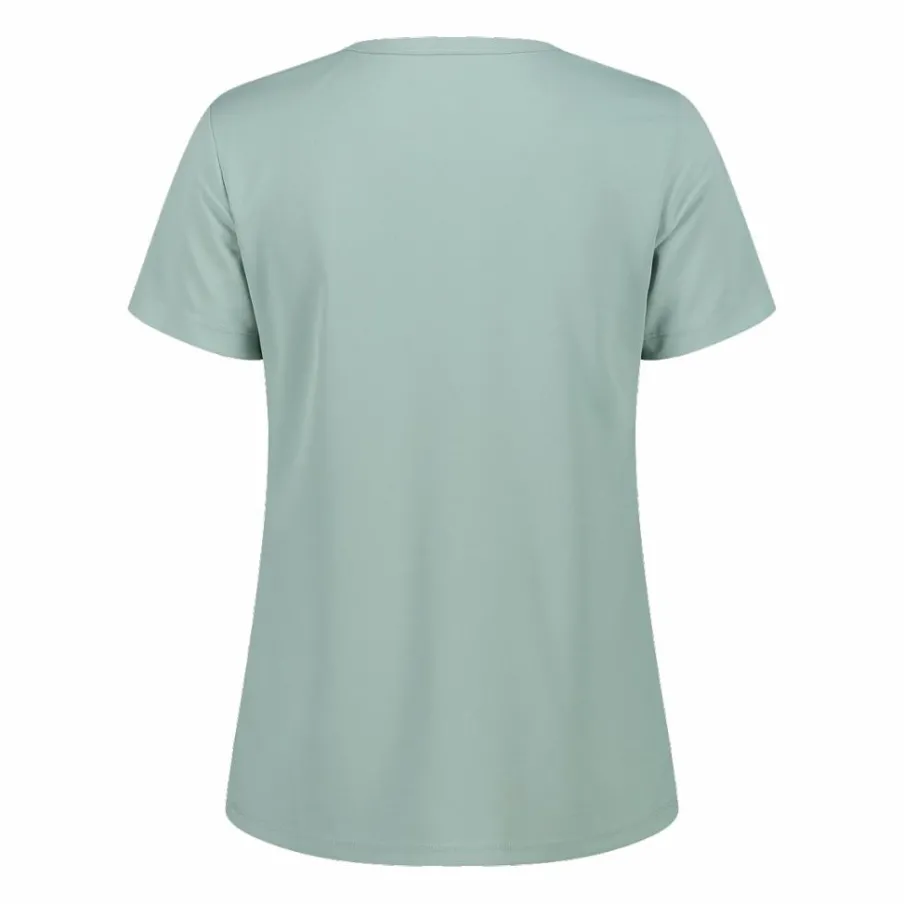 Donna CMP Polo E T-Shirt^Maglia a maniche corte girocollo da donna con logo