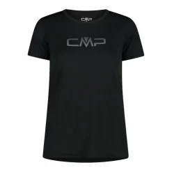 Donna CMP Polo E T-Shirt^Maglia a maniche corte girocollo da donna con logo