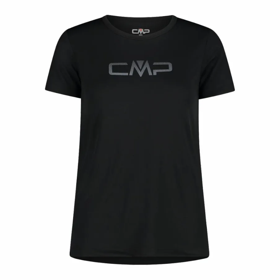 Donna CMP Polo E T-Shirt^Maglia a maniche corte girocollo da donna con logo