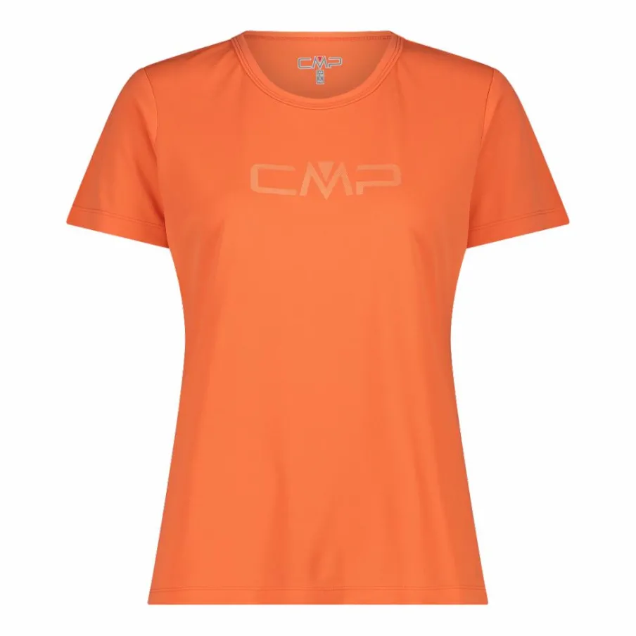 Donna CMP Polo E T-Shirt^Maglia a maniche corte girocollo da donna con logo