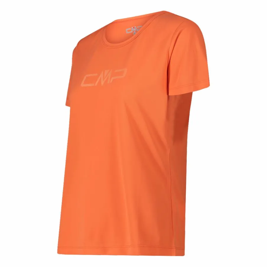 Donna CMP Polo E T-Shirt^Maglia a maniche corte girocollo da donna con logo