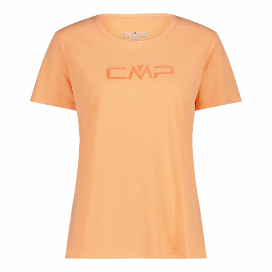 Donna CMP Polo E T-Shirt^Maglia a maniche corte girocollo da donna con logo