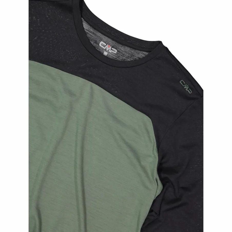 Uomo CMP Polo E T-Shirt^Maglia a maniche lunghe da uomo in merino Unlimitech