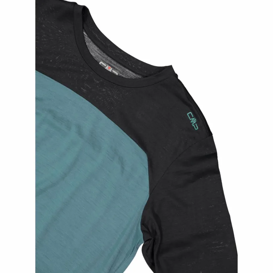 Uomo CMP Polo E T-Shirt^Maglia a maniche lunghe da uomo in merino Unlimitech