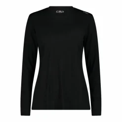 Donna CMP Polo E T-Shirt^Maglia a maniche lunghe da donna con Performance Merino Unlimitech