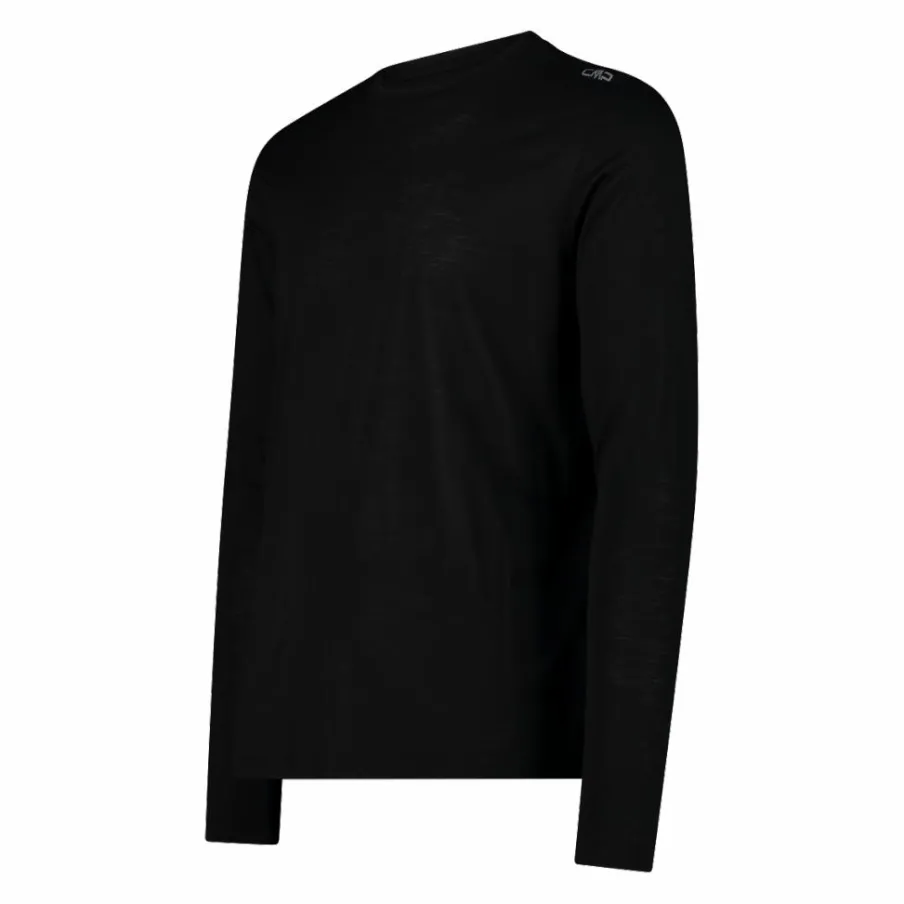 Uomo CMP Polo E T-Shirt^Maglia a maniche lunghe da uomo con Performance Merino Unlimitech