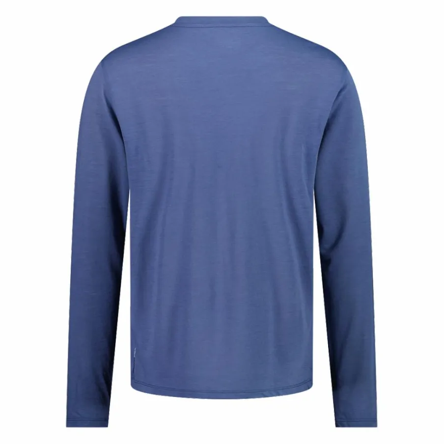 Uomo CMP Polo E T-Shirt^Maglia a maniche lunghe da uomo con Performance Merino Unlimitech