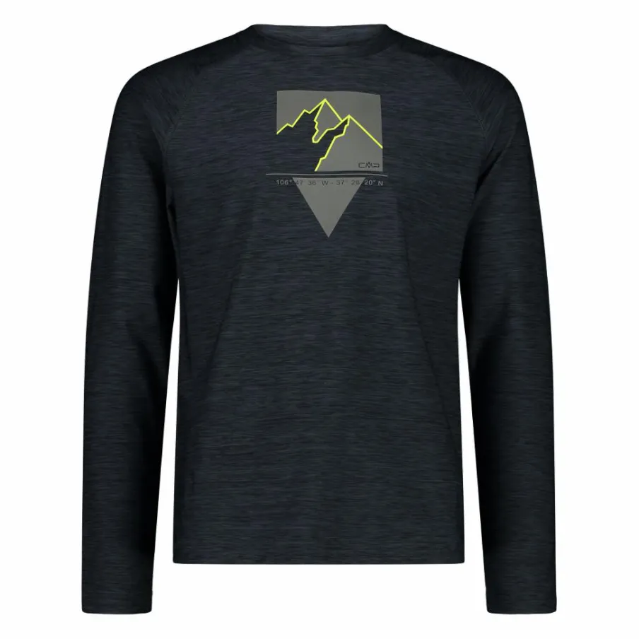 Uomo CMP Polo E T-Shirt^Maglia a maniche lunghe da uomo