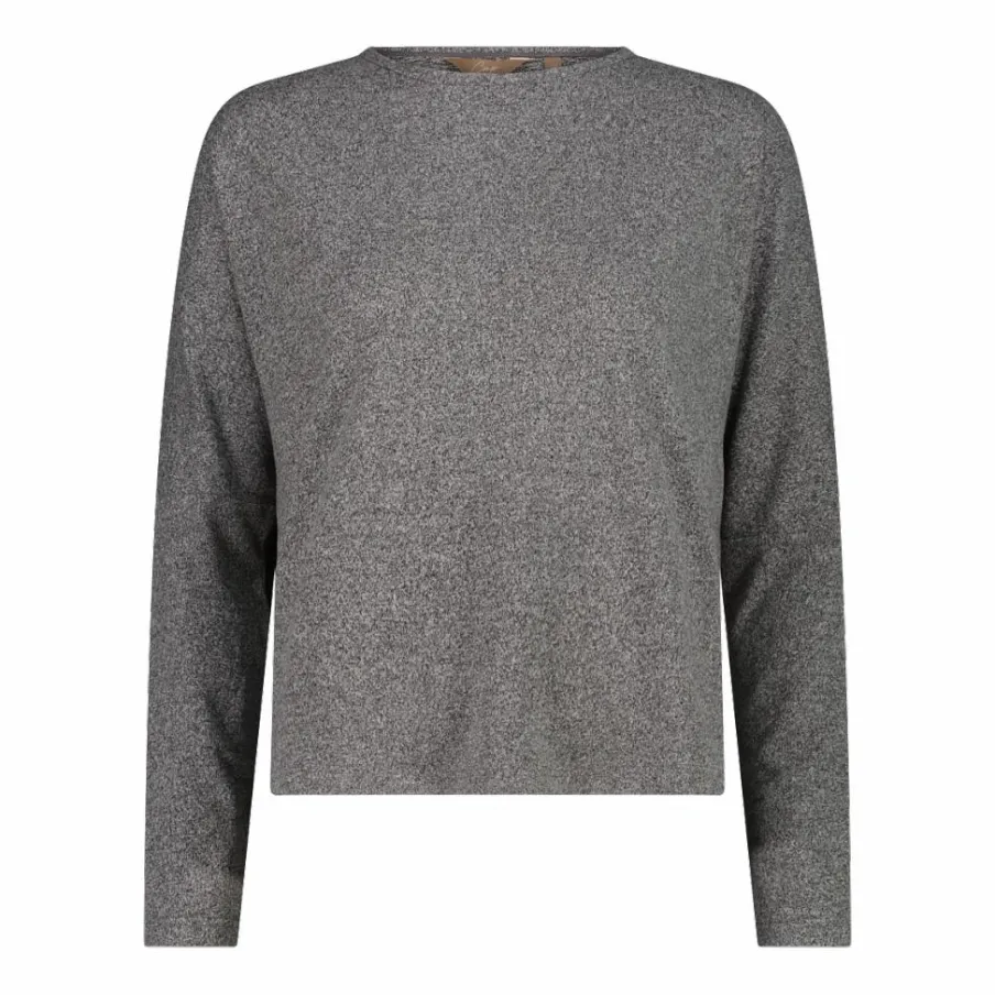 Donna CMP Maglioni E Felpe^Maglia da donna con collo a barchetta in tessuto jersey mélange