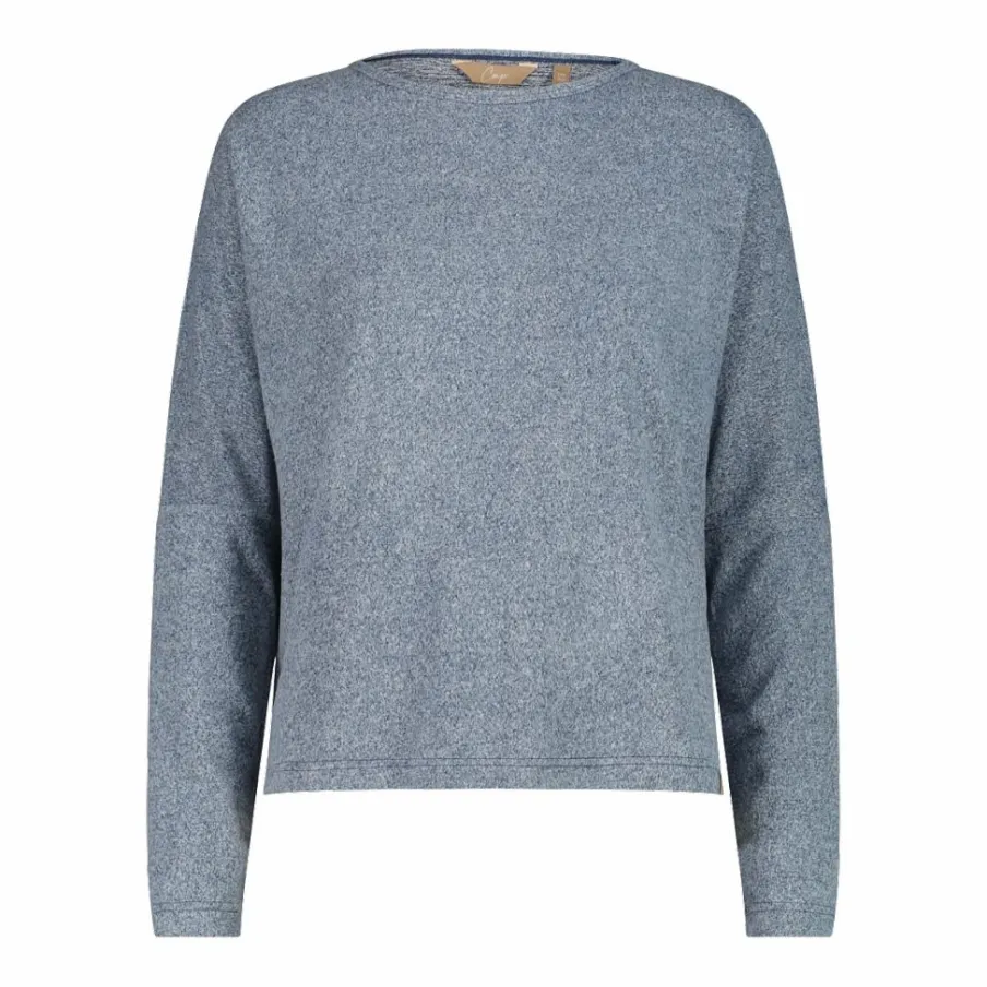 Donna CMP Maglioni E Felpe^Maglia da donna con collo a barchetta in tessuto jersey mélange