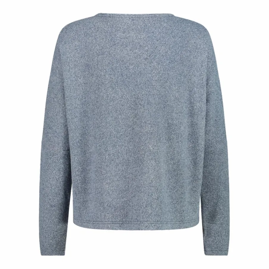 Donna CMP Maglioni E Felpe^Maglia da donna con collo a barchetta in tessuto jersey mélange