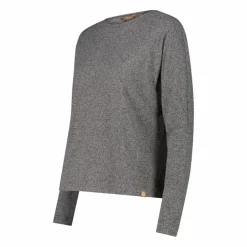 Donna CMP Maglioni E Felpe^Maglia da donna con collo a barchetta in tessuto jersey mélange