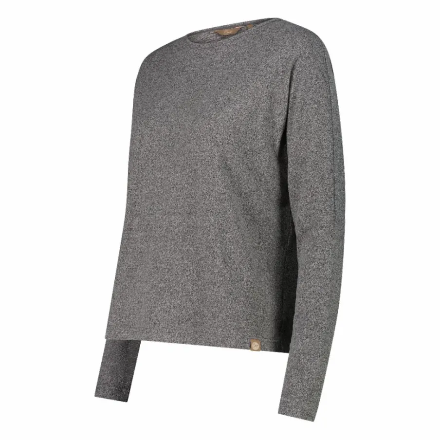 Donna CMP Maglioni E Felpe^Maglia da donna con collo a barchetta in tessuto jersey mélange