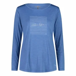 Donna CMP Polo E T-Shirt^Maglia leggera da donna in jersey melange