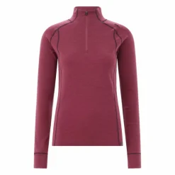 Donna CMP Pile^Maglia termica a maniche lunghe in merino con mezza zip da donna Unlimitech