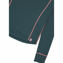 Donna CMP Pile^Maglia termica a maniche lunghe in merino con mezza zip da donna Unlimitech