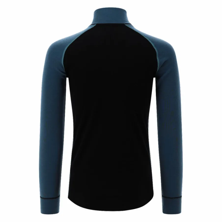 Uomo CMP Pile^Maglia termica a maniche lunghe in merino con mezza zip da uomo Unlimitech