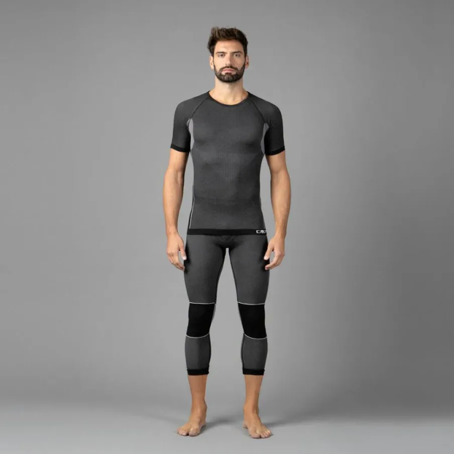 Uomo CMP Top E Magliette^Maglia termica a maniche corte da uomo senza cuciture