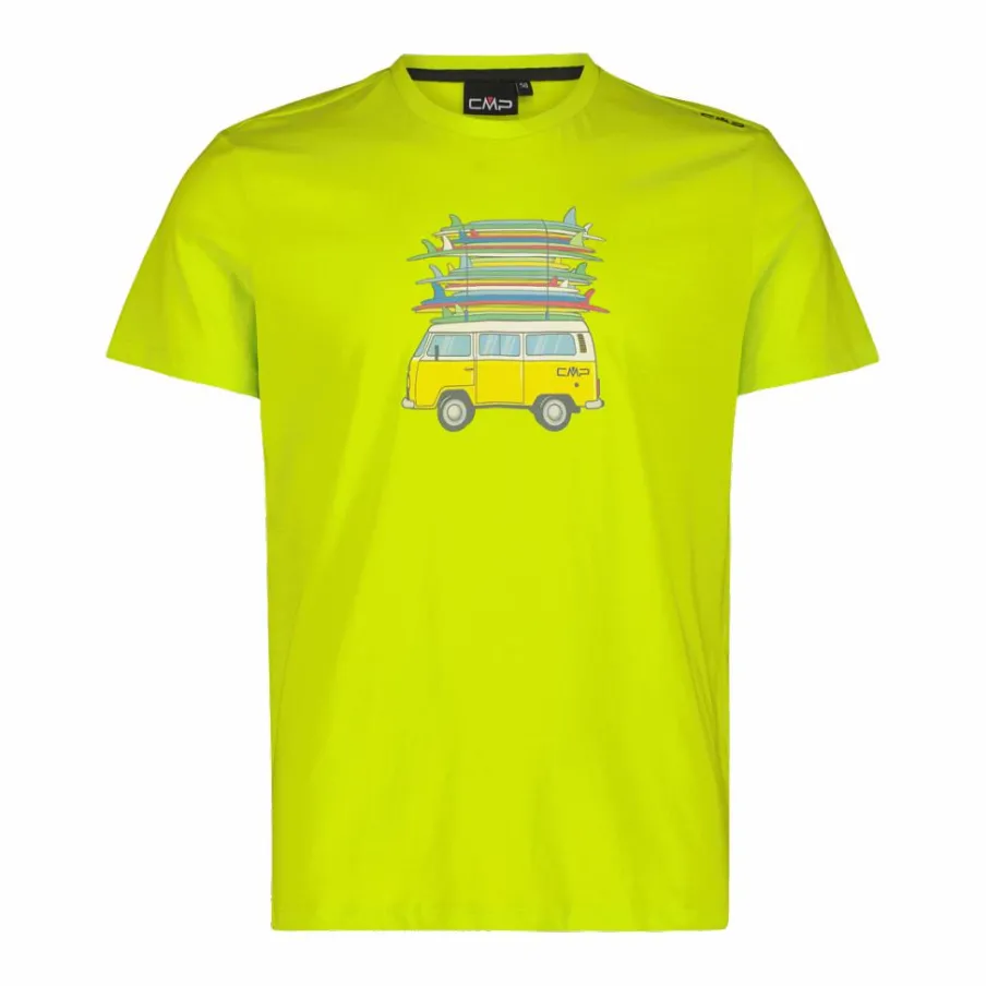 Uomo CMP Polo E T-Shirt^Maglietta cotone stampa tropicale