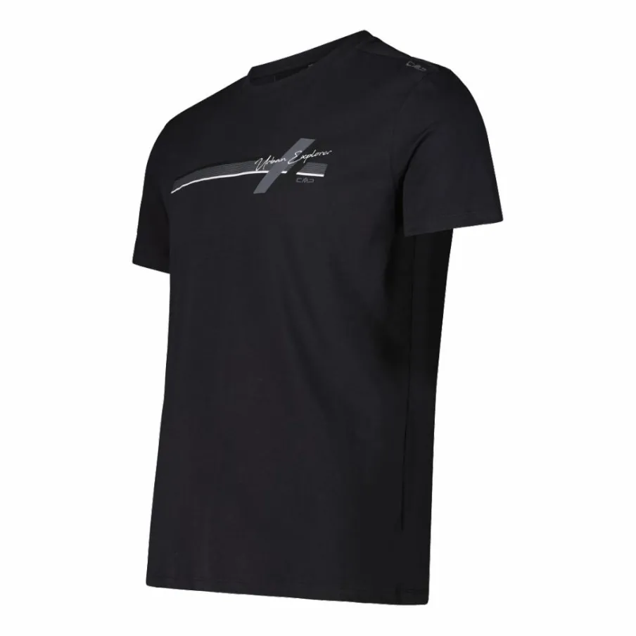 Uomo CMP Polo E T-Shirt^Maglietta cotone stampa tropicale