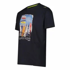 Uomo CMP Polo E T-Shirt^Maglietta cotone stampa tropicale