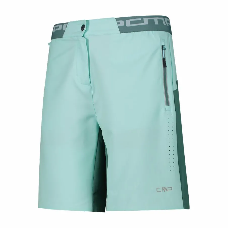 Donna CMP Pantaloni Running E Ciclismo^Overshorts con fondello da Donna