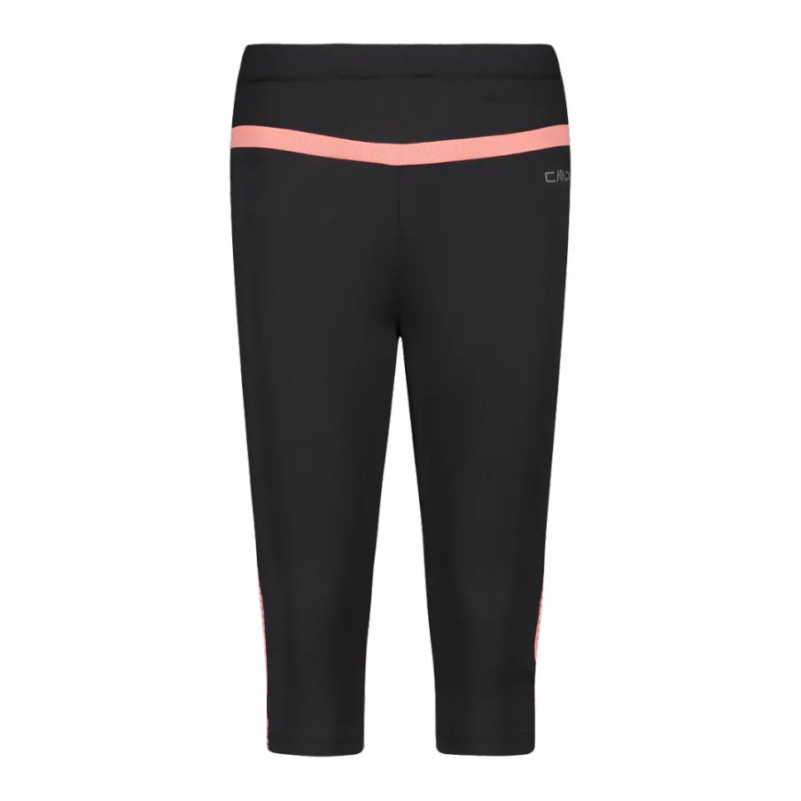 Donna CMP Pantaloni Running E Ciclismo|Pantaloni Trekking^Pantalone 3/4 da donna in poliestere 4-way stretch.