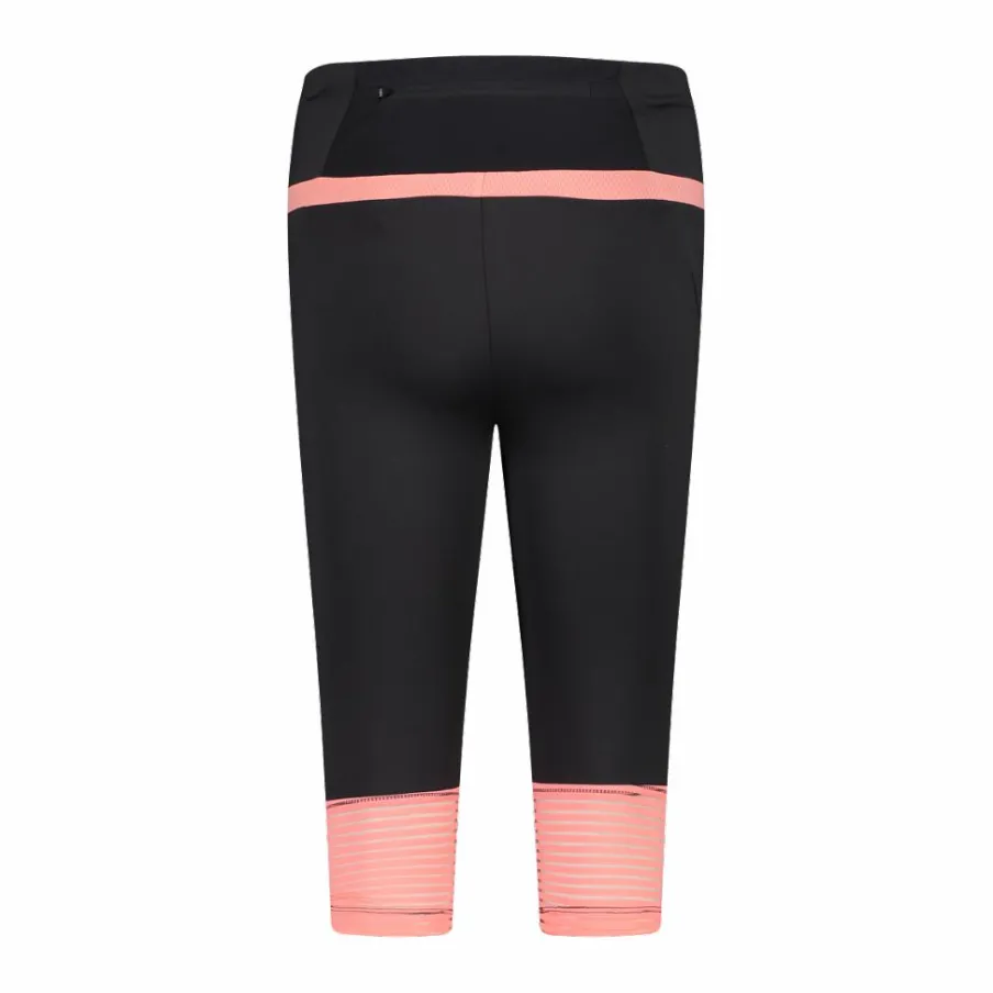 Donna CMP Pantaloni Running E Ciclismo|Pantaloni Trekking^Pantalone 3/4 da donna in poliestere 4-way stretch.
