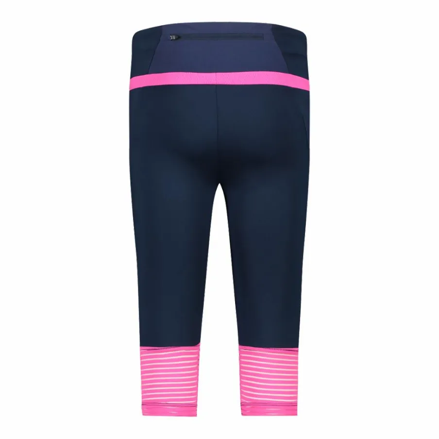 Donna CMP Pantaloni Running E Ciclismo|Pantaloni Trekking^Pantalone 3/4 da donna in poliestere 4-way stretch.