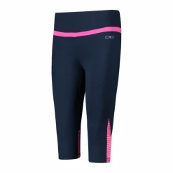 Donna CMP Pantaloni Running E Ciclismo|Pantaloni Trekking^Pantalone 3/4 da donna in poliestere 4-way stretch.