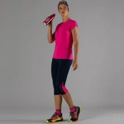 Donna CMP Pantaloni Running E Ciclismo|Pantaloni Trekking^Pantalone 3/4 da donna in poliestere 4-way stretch.