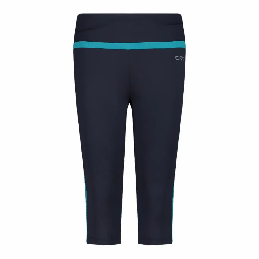 Donna CMP Pantaloni Running E Ciclismo|Pantaloni Trekking^Pantalone 3/4 da donna in poliestere 4-way stretch.