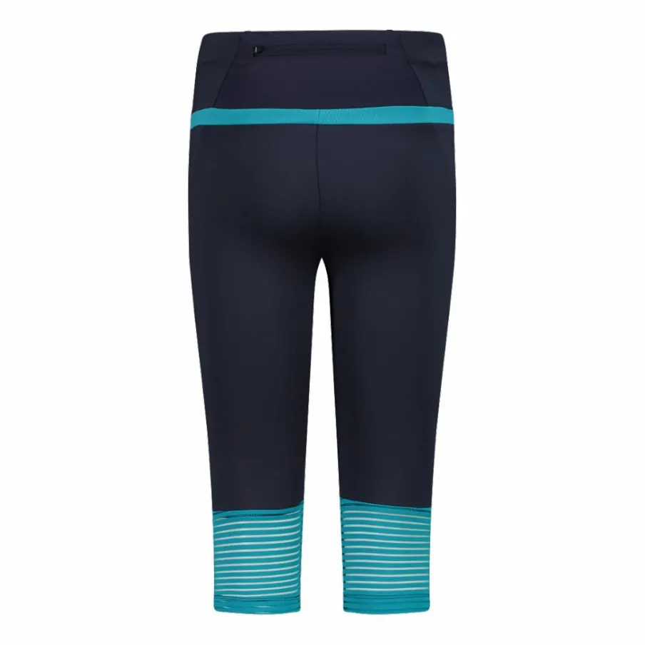 Donna CMP Pantaloni Running E Ciclismo|Pantaloni Trekking^Pantalone 3/4 da donna in poliestere 4-way stretch.