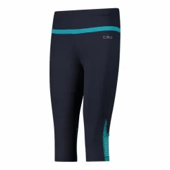 Donna CMP Pantaloni Running E Ciclismo|Pantaloni Trekking^Pantalone 3/4 da donna in poliestere 4-way stretch.